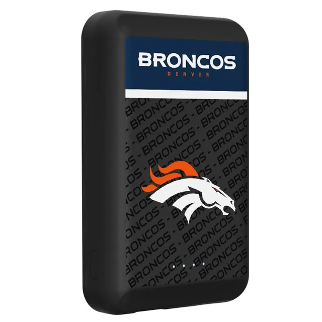 Lids Denver Broncos 5000 mAh Legendary Design Wireless Power Bank