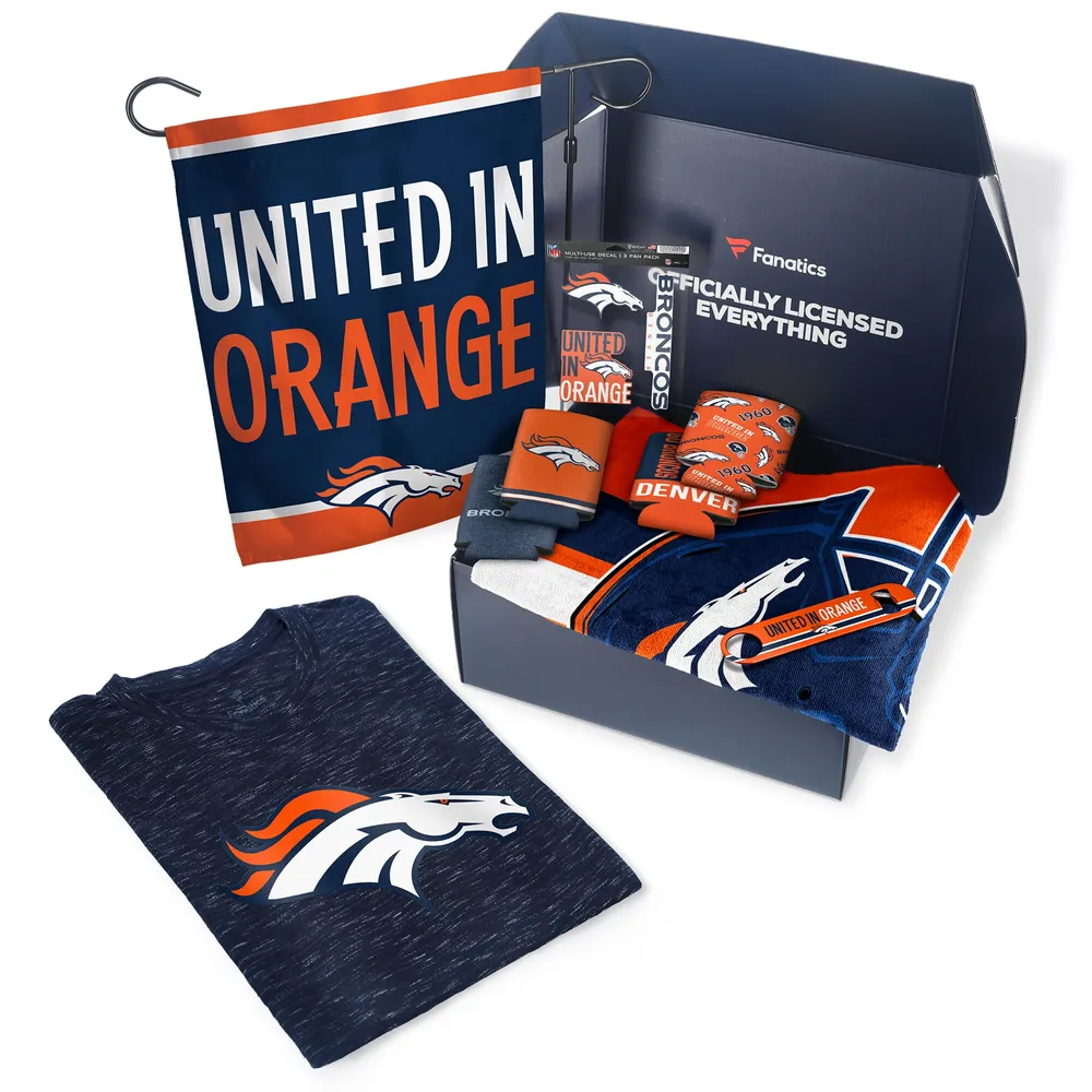 Lids Denver Broncos Fanatics Pack Tailgate Game Day Essentials T-Shirt Gift  Box - $107+ Value