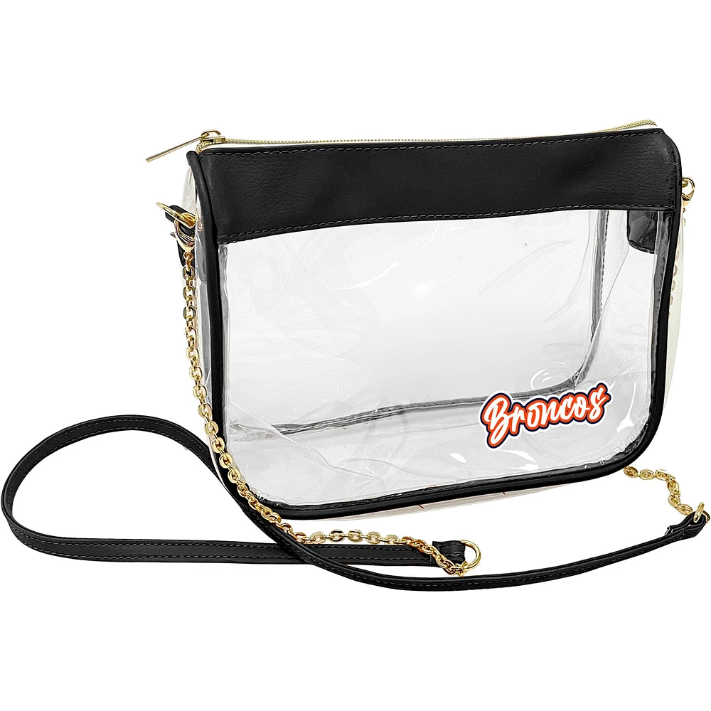 Denver Broncos Hype Stadium Crossbody Clear Bag