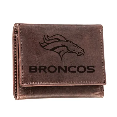 Denver Broncos Leather Team Tri-Fold Wallet