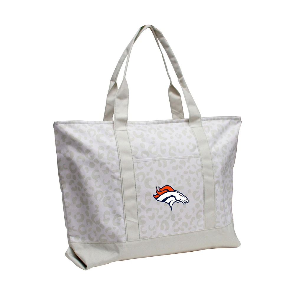 Denver Broncos Leopard Pattern Tote