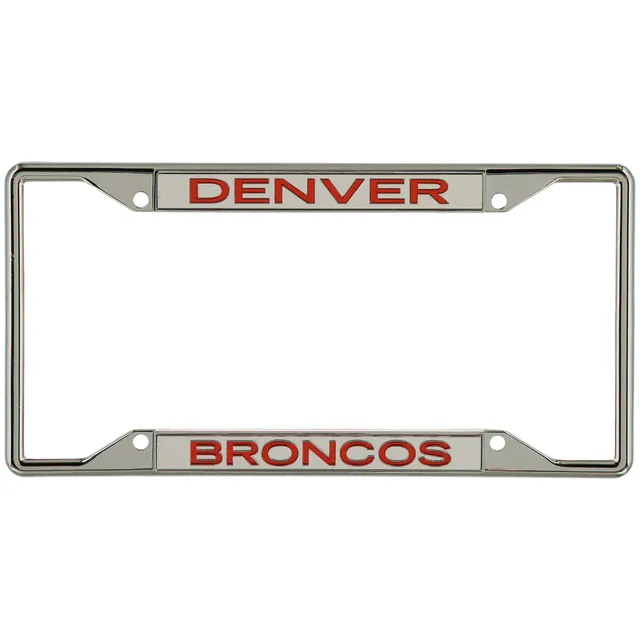 Denver Broncos Fanatics Authentic Black Base Football Logo Display Case  with Mirror Back