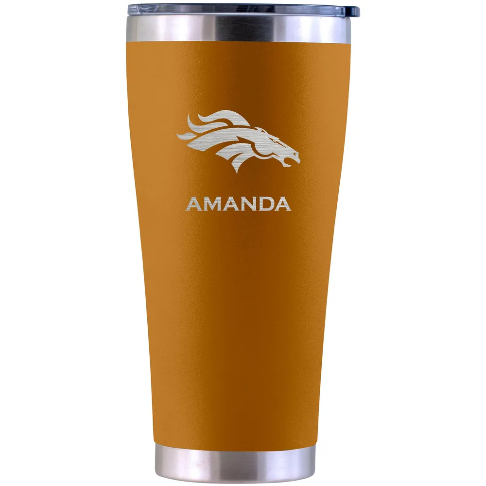 Denver Broncos Custom Name Tumbler - Customized Tumbler for