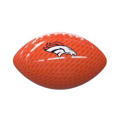 Mini ballon de football en caoutchouc brillant Denver Broncos