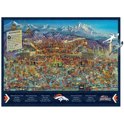 Denver Broncos Wooden Joe Journeyman Puzzle