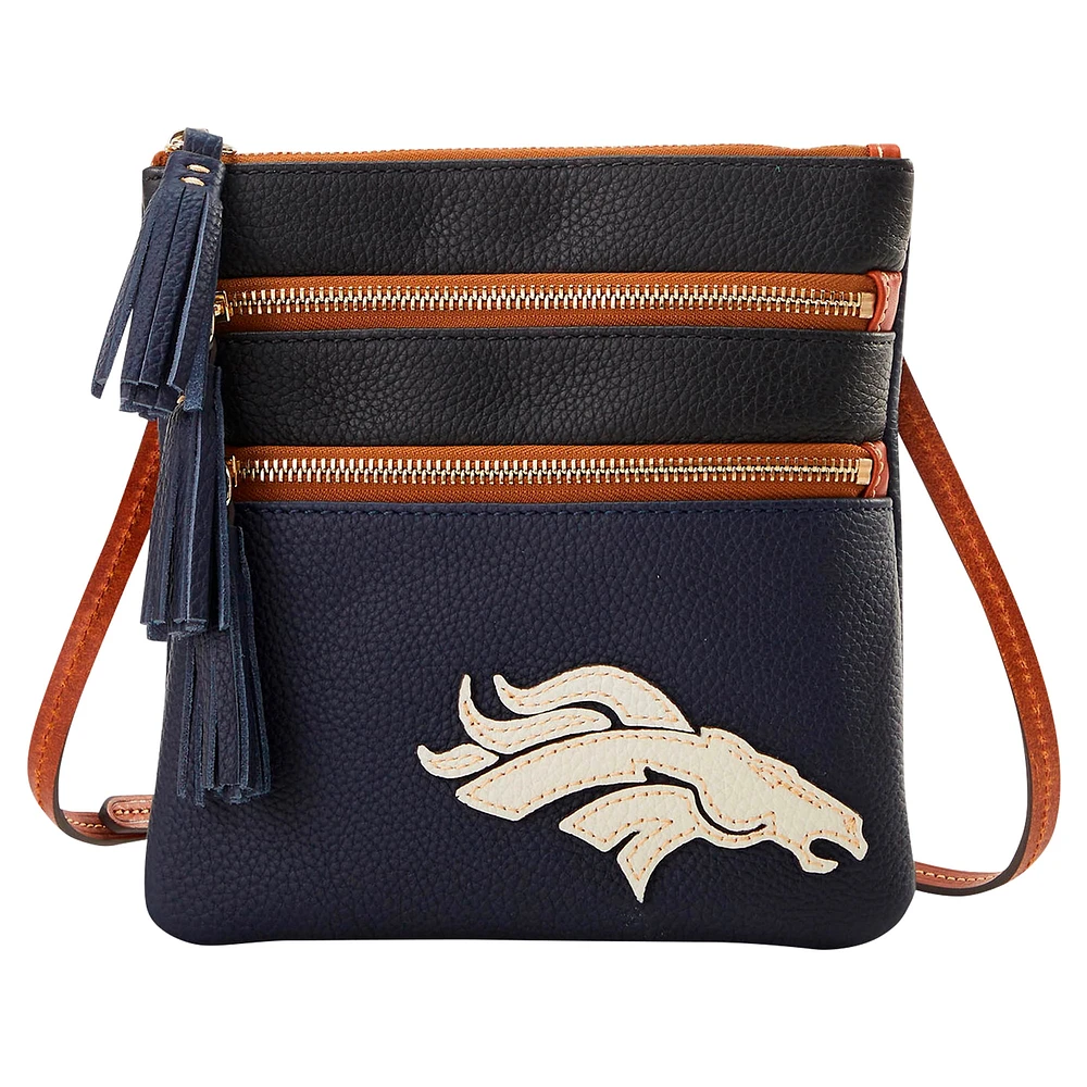 Sac à main à bandoulière triple zip Dooney & Bourke Denver Broncos Infield