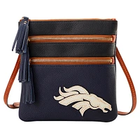 Dooney & Bourke Denver Broncos Infield Triple Zip Crossbody Purse