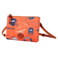 Sac à main à bandoulière avec fermeture éclair sur le dessus Dooney & Bourke Denver Broncos