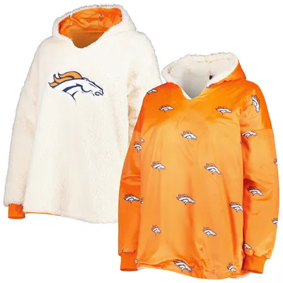 Denver Broncos FOCO Repeat Print Reversible Hoodeez