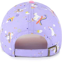 Bonnet réglable pour fille d'âge préscolaire '47 Lavande Denver Broncos Unicorn Clean Up