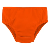 Ensemble deux pièces de pom-pom girl Spirit Cheer Orange des Broncos Denver pour tout-petit avec culotte bouffante