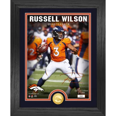 Russell Wilson Autographed Denver Broncos Jersey Framed