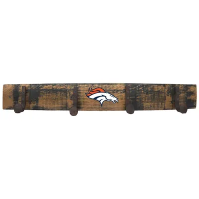 Denver Broncos Imperial 5'' x 35'' Oak Barrel Coat Rack
