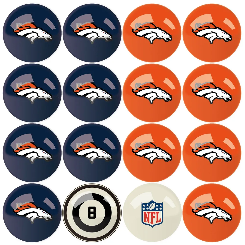 Lids Denver Broncos Imperial Billiard Ball Set with Numbers