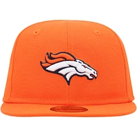 Casquette ajustée My 1st 59FIFTY des Denver Broncos de New Era orange pour bébé