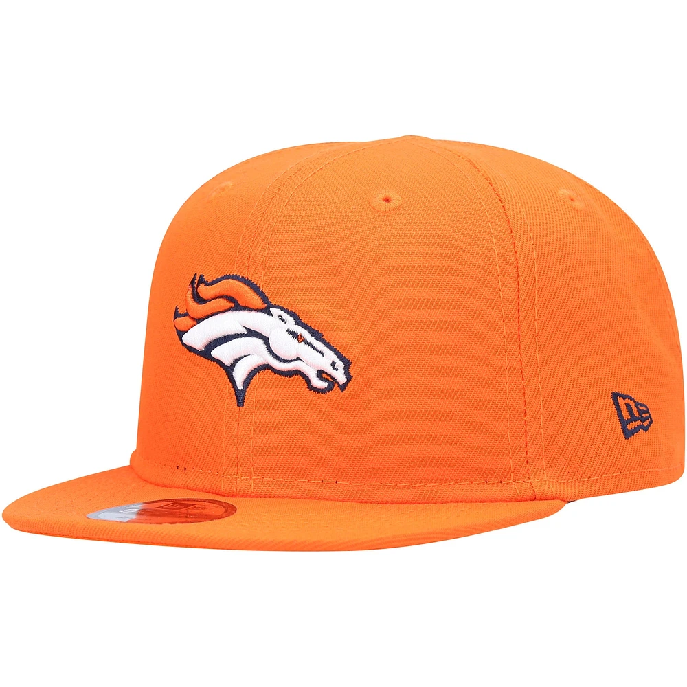 Casquette réglable My 1st 9FIFTY Denver Broncos New Era orange pour bébé