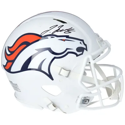 Riddell Denver Broncos Flat White Alternate Revolution Speed Replica Football Helmet