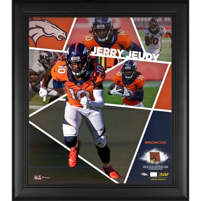 Lids Jerry Jeudy Denver Broncos Fanatics Authentic Framed 15 x 17