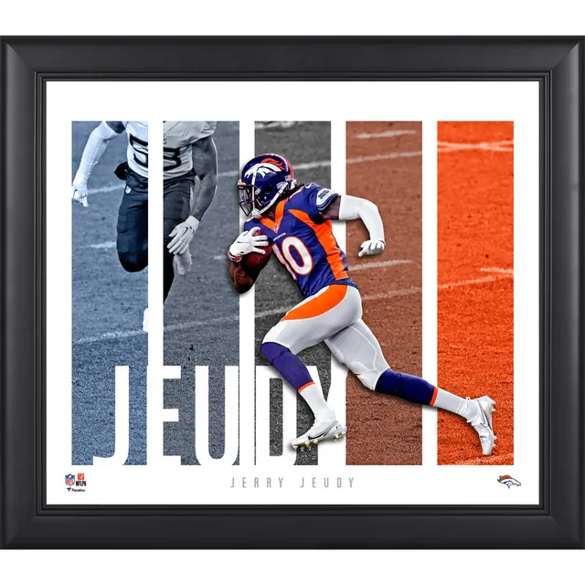 Lids Jerry Jeudy Denver Broncos Fanatics Authentic Framed 15' x 17