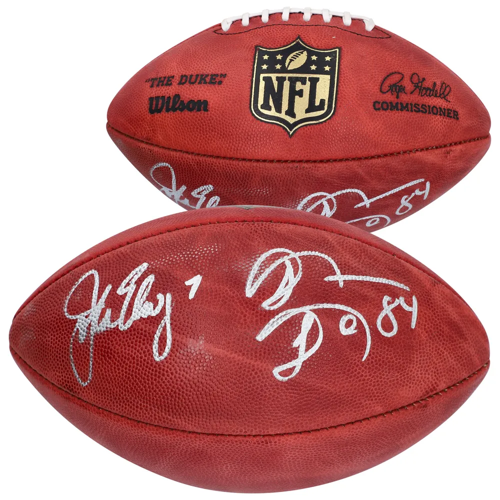 John Elway Autographed Authentic Wilson Football