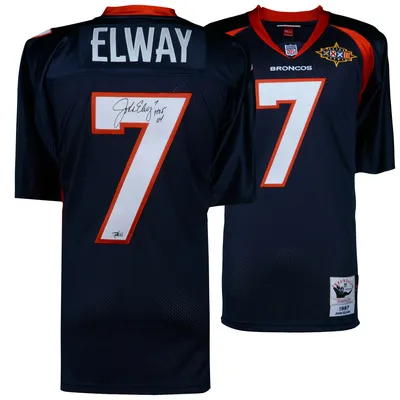 Lids John Elway Denver Broncos Fanatics Authentic Autographed Mitchell &  Ness Replica Jersey with 'HOF 04' Inscription - Orange