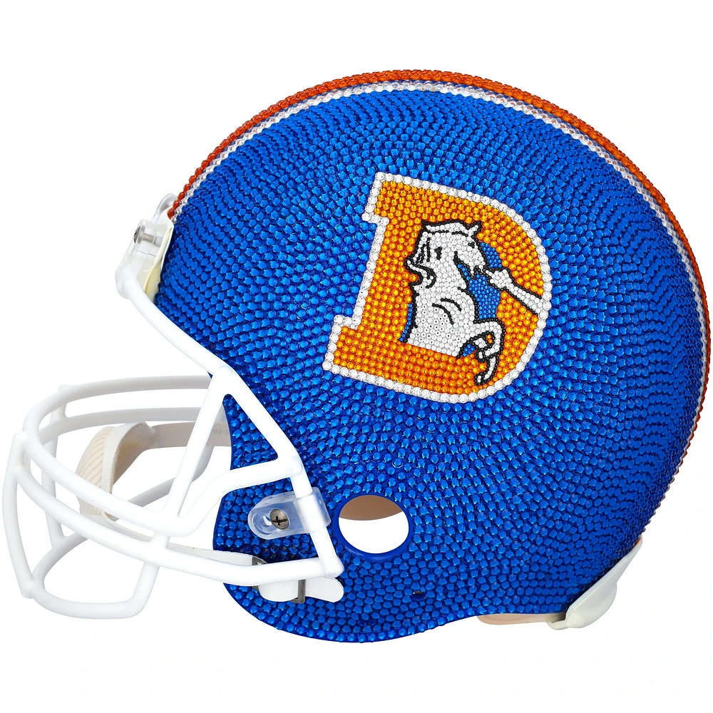 John Elway Denver Broncos Autographed Riddell 1975-96 Throwback VSR4 Authentic Helmet - Art by Rock On Sports