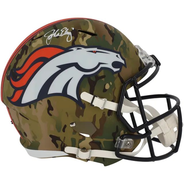 John Elway Signed Denver Broncos Authentic Lunar Speed Flex Helmet