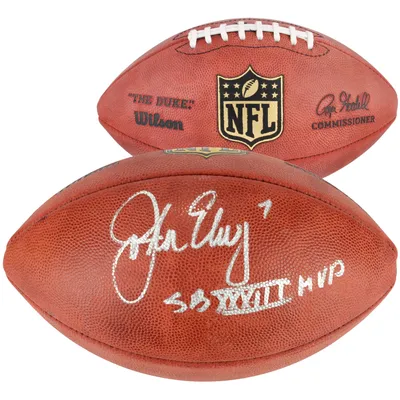 John Elway Denver Broncos Fanatics Authentic Autographed Wilson Football with "SB XXXIII MVP" Inscription