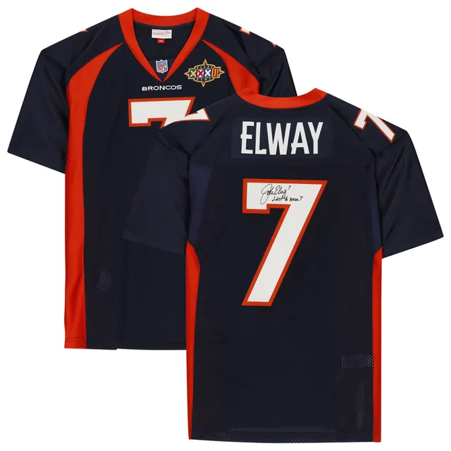 Men's Mitchell & Ness John Elway White Denver Broncos Legacy