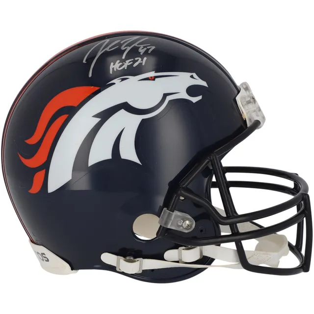 DeMarcus Ware Denver Broncos Autographed Riddell Speed Authentic Helmet  with HOF 23 Inscription