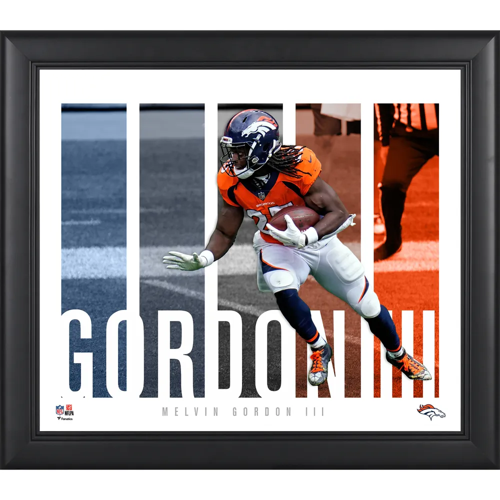 Lids Melvin Gordon Denver Broncos Fanatics Authentic Framed 15' x 17'  Player Panel Collage