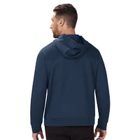 Men's MSX by Michael Strahan  Navy Denver Broncos Performance Pullover Hoodie