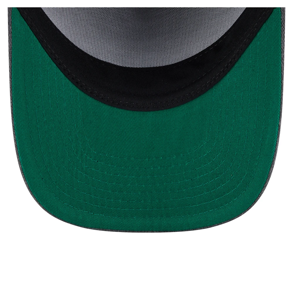 Men's New Era  Black Denver Broncos Throwback Washed A-Frame 9FIFTY Snapback Hat
