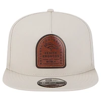 Men's New Era  Stone Denver Broncos Premier 9FIFTY Snapback Hat