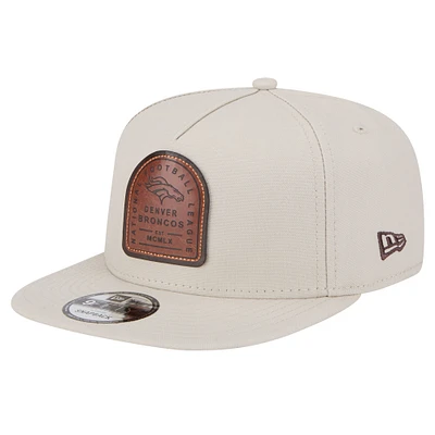 Men's New Era  Stone Denver Broncos Premier 9FIFTY Snapback Hat