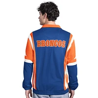 Men's Starter  Blue Denver Broncos Contender Vintage Logo Full-Zip Track Jacket