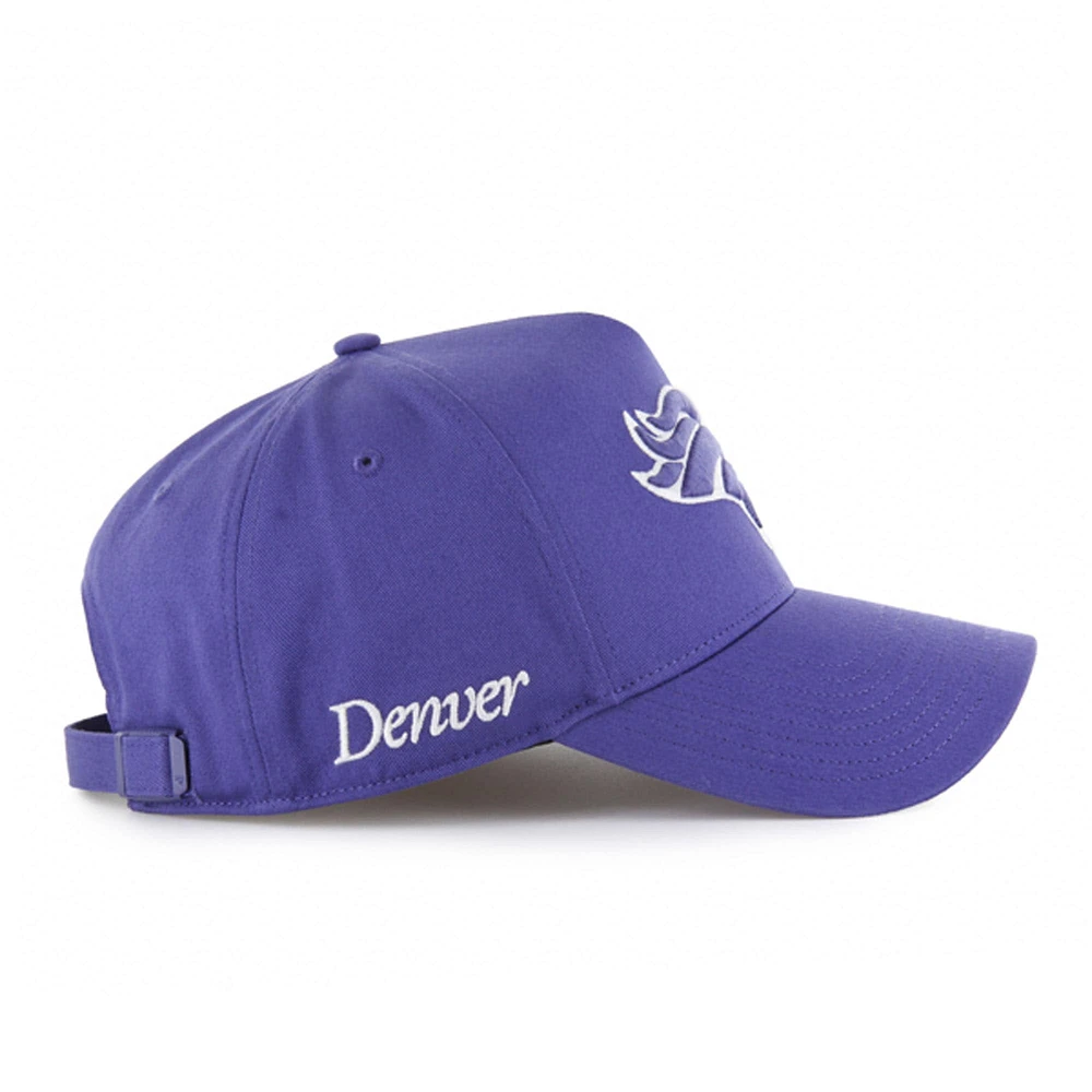 Men's '47 Blue Denver Broncos Foundation Offside Adjustable Hat