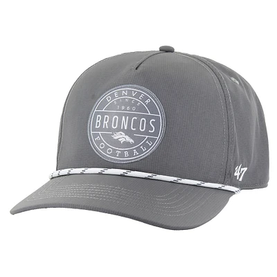 Men's '47  Gray Denver Broncos Suburbia Hitch Adjustable Hat