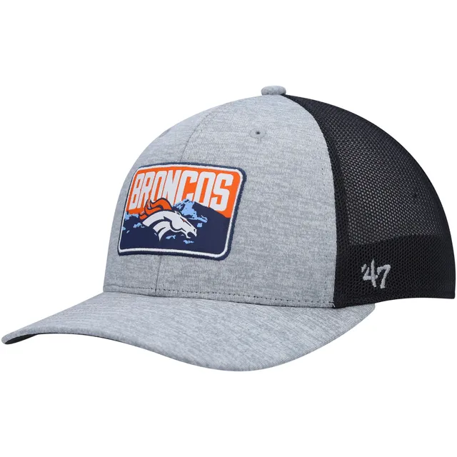 Lids Denver Broncos '47 Trucker Snapback Hat - Navy/White