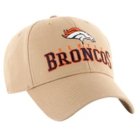 Men's '47 Khaki Denver Broncos Powell MVP Adjustable Hat