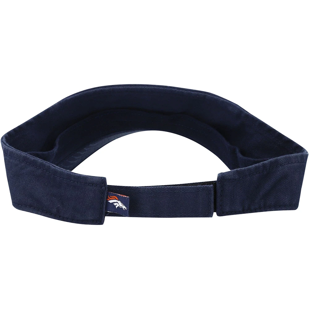 Men's '47 Navy Denver Broncos Clean Up Visor