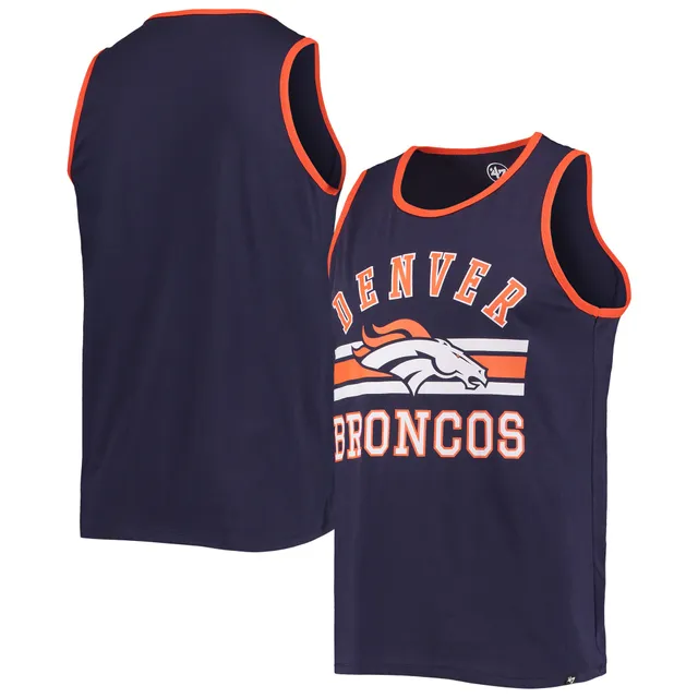 Lids Denver Broncos New Era Brushed Sleeveless Tank Top - Orange