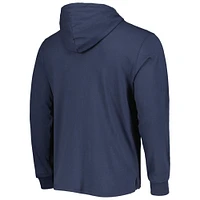 T-shirt à capuche manches longues pour homme '47 bleu marine Denver Broncos Field Franklin