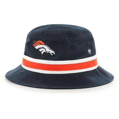 Chapeau bob à rayures bleu marine Denver Broncos '47 pour hommes