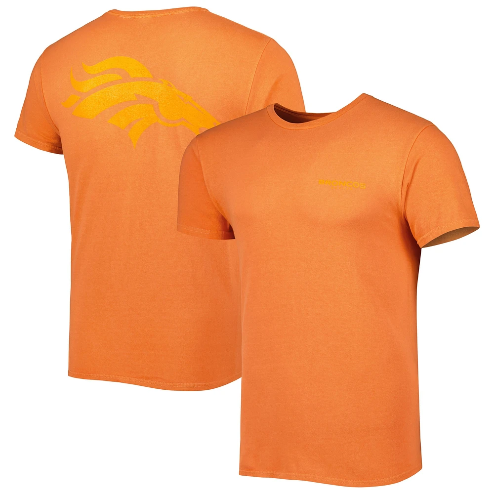 T-shirt pour homme '47 orange Denver Broncos Fast Track ton sur