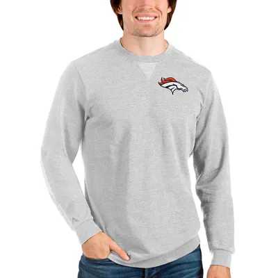 Denver Broncos '47 Bypass Tribeca Pullover Sweatshirt - Heather Navy