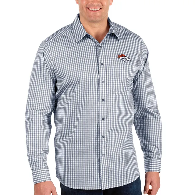 Denver Broncos NFL Mens Christmas Explosion Button Up Shirt