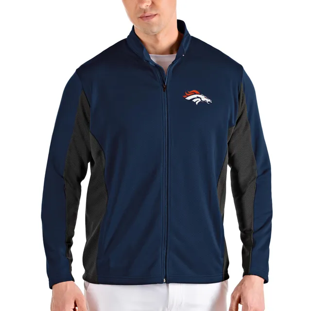 Men's Starter Navy New England Patriots Extreme Full-Zip Hoodie Jacket