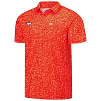 Men's Columbia PFG Orange Denver Broncos Super Slack Tide Omni-Wick Button-Up Shirt