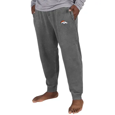 Denver Broncos Concepts Sport Trackside Fleece Cuffed Pants - Charcoal